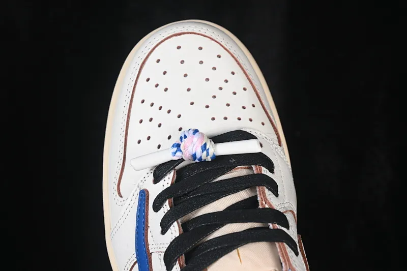 All categories Air Jordan Jordan series basketball shoes Air Jordan 1 Low ZG version Travis Scott x Air Jordan 1 Low OG AJ1 Joe 1 undercut low top full head layer DM7866-104